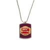 UK London Umbrella Stamp Red Bus Stainless Steel Chain Dog Tag Pendant Pet Necklace view 1