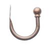 MroMax Decorative Curtain Tieback Hooks U Style Metal Tie Backs for Curtains Modern Design Tiebacks for Voiles Curtain Holdback Bronze 110mm X 95mm 2Pcs view 1