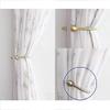 MroMax Decorative Curtain Tieback Hooks U Style Metal Tie Backs for Curtains Modern Design Tiebacks for Voiles Curtain Holdback Bronze 110mm X 95mm 2Pcs view 2