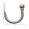 MroMax Decorative Curtain Tieback Hooks U Style Metal Tie Backs for Curtains Modern Design Tiebacks for Voiles Curtain Holdback Bronze 110mm X 95mm 2Pcs view 3
