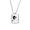 Animal Cartoon Cute Thin Cat Stainless Steel Chain Dog Tag Pendant Pet Necklace view 1