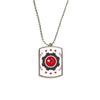DIYthinker National Stars Cog Red Chinese Stainless Steel Chain Dog Tag Pendant Pet Necklace view 1