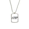 DIYthinker I Am A Tracker in The Games Stainless Steel Chain Dog Tag Pendant Pet Necklace view 1