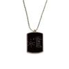 DIYthinker Chemistry Kowledge Benzene Chemical Stainless Steel Chain Dog Tag Pendant Pet Necklace view 1