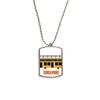 Singapore Sightseeing Shuttle Bus Stainless Steel Chain Dog Tag Pendant Pet Necklace view 1