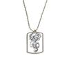 Chinese Line Painting China Dragon Stainless Steel Chain Dog Tag Pendant Pet Necklace view 1