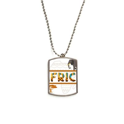 DIYthinker Africa Map Elephant African Savanna Stainless Steel Chain Dog Tag Pendant Pet Necklace