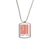 DIYthinker China Bar Code National Chinese Stainless Steel Chain Dog Tag Pendant Pet Necklace view 1