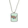 DIYthinker America Map States Pattern Stainless Steel Chain Dog Tag Pendant Pet Necklace view 1