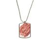 DIYthinker Steak Roll Raw Meat Food Texture Stainless Steel Chain Dog Tag Pendant Pet Necklace view 1
