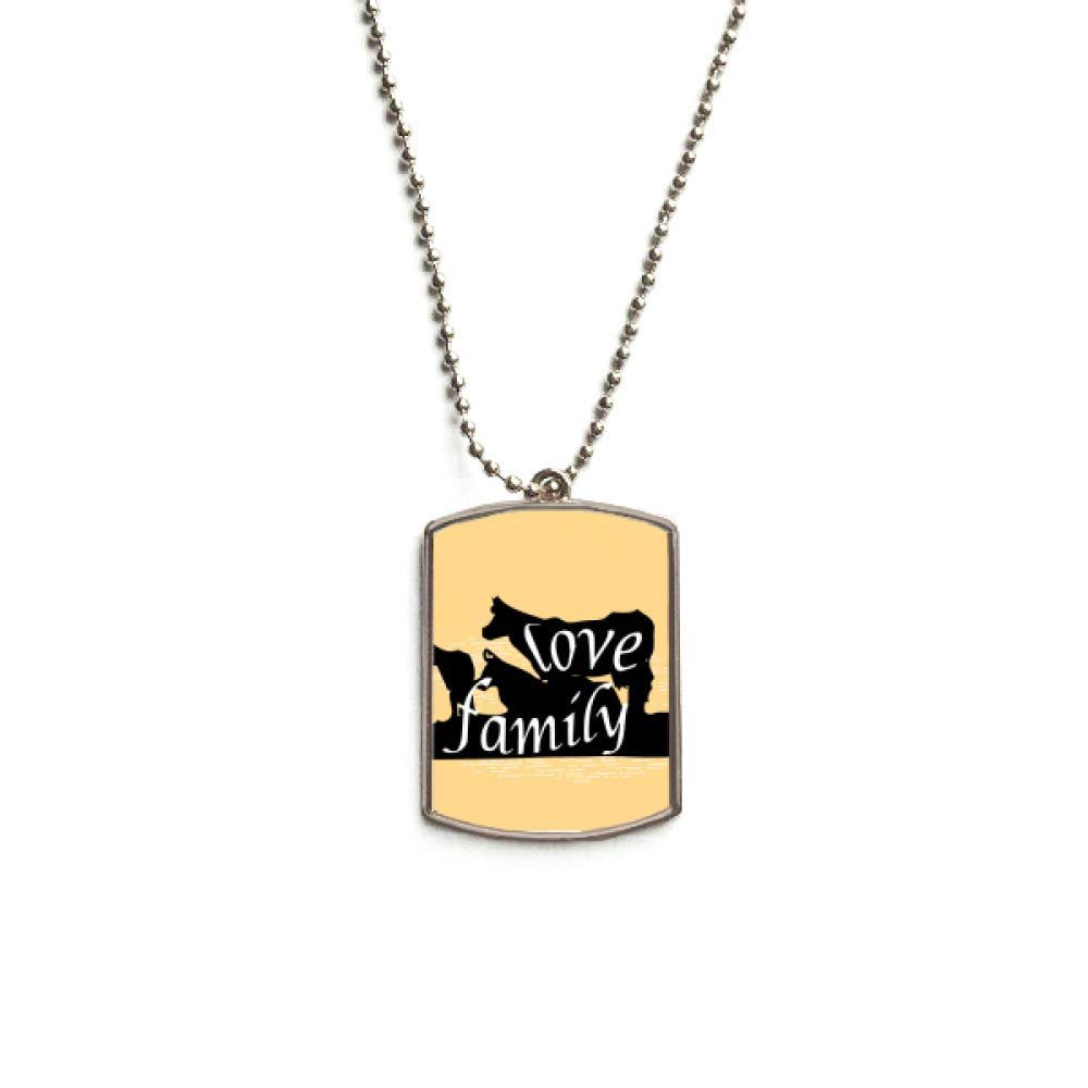 DIYthinker Black Animal Hyena Outline Natural Stainless Steel Chain Dog Tag Pendant Pet Necklace