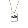 DIYthinker Mole Black and White Animal Stainless Steel Chain Dog Tag Pendant Pet Necklace view 1