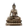ANWUYANG Chinese Sitting Buddha Sleeping Buddha, Handmade Resin Shakyamuni Buddha Statue Figurine, Sculpture Ornament for Living Room/Office (Color : Cold Cast Copper Shakyamuni) view 1