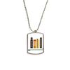 Singapore Central Business District Stainless Steel Chain Dog Tag Pendant Pet Necklace view 1