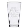 Veracco Sometimes You Forget You're Awesome So This is Your Reminder Beer Glass Pint Funny BirthdayGift Fathers Day For Dad Grandpa Stepdad (Clear, Glass) view 2