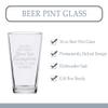Veracco Sometimes You Forget You're Awesome So This is Your Reminder Beer Glass Pint Funny BirthdayGift Fathers Day For Dad Grandpa Stepdad (Clear, Glass) view 3