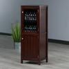 Brooke Jelly Cupboard, 2-Section Cabinet, Walnut view 2