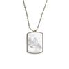 Dao Religion China Cattle Lao Tzu Stainless Steel Chain Dog Tag Pendant Pet Necklace view 1