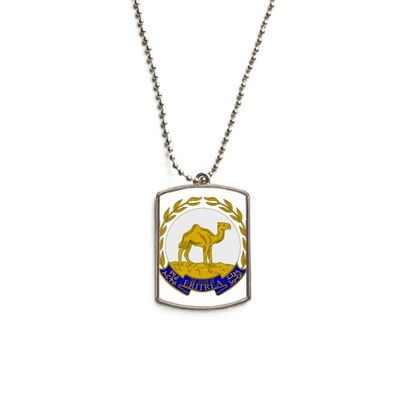 DIYthinker Eritrea Africa National Emblem Stainless Steel Chain Dog Tag Pendant Pet Necklace