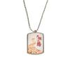 Poster Camel Desert Journey Silk Road Map Stainless Steel Chain Dog Tag Pendant Pet Necklace view 1