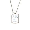 DIYthinker Sagittarius Constellation Sign Zodiac Stainless Steel Chain Dog Tag Pendant Pet Necklace view 1