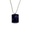 Mystery Space Planet Earth Aerial Map Stainless Steel Chain Dog Tag Pendant Pet Necklace view 1