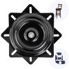 AMOYLAND 7 Inch Heavy Duty 360 Degree Bar Stool Swivel Replacement Seat Swivel Base Barstool Swivel Plate-for Recliner Chair, Barstools,Chair, Ball Bearing Swivel Boat Seat Or Van Pilot Seat. view 1
