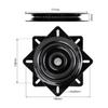 AMOYLAND 7 Inch Heavy Duty 360 Degree Bar Stool Swivel Replacement Seat Swivel Base Barstool Swivel Plate-for Recliner Chair, Barstools,Chair, Ball Bearing Swivel Boat Seat Or Van Pilot Seat. view 3