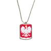 DIYthinker Poland Europe National Emblem Stainless Steel Chain Dog Tag Pendant Pet Necklace view 1