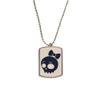 DIYthinker Lovely Fmale ls of Halloween Stainless Steel Chain Dog Tag Pendant Pet Necklace view 1
