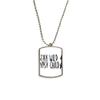 DIYthinker Keep Wild Gypsy Child Quote Stainless Steel Chain Dog Tag Pendant Pet Necklace view 1