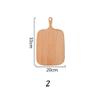 1PC Cheese Board,Wood Cutting Board,Wood Cheese Plate,Bamboo cutting board wooden chopping board reversible non slip handle solid Cheese Board,2 view 2
