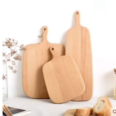 1PC Cheese Board,Wood Cutting Board,Wood Cheese Plate,Bamboo cutting board wooden chopping board reversible non slip handle solid Cheese Board,1