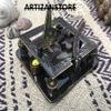 ARTIZANSTORE Brass Compass with Sundial | Vintage Compass | Steampunk | Nautical Compass | Engraved Compass| Gifts for him view 4