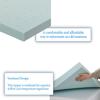 Nestl Bedding Mattress Topper, 3 Inch Memory Foam Topper, Gel Infused Memory Foam Mattress Topper, Ventilated Design Mattress Pad, Queen, Blue view 3