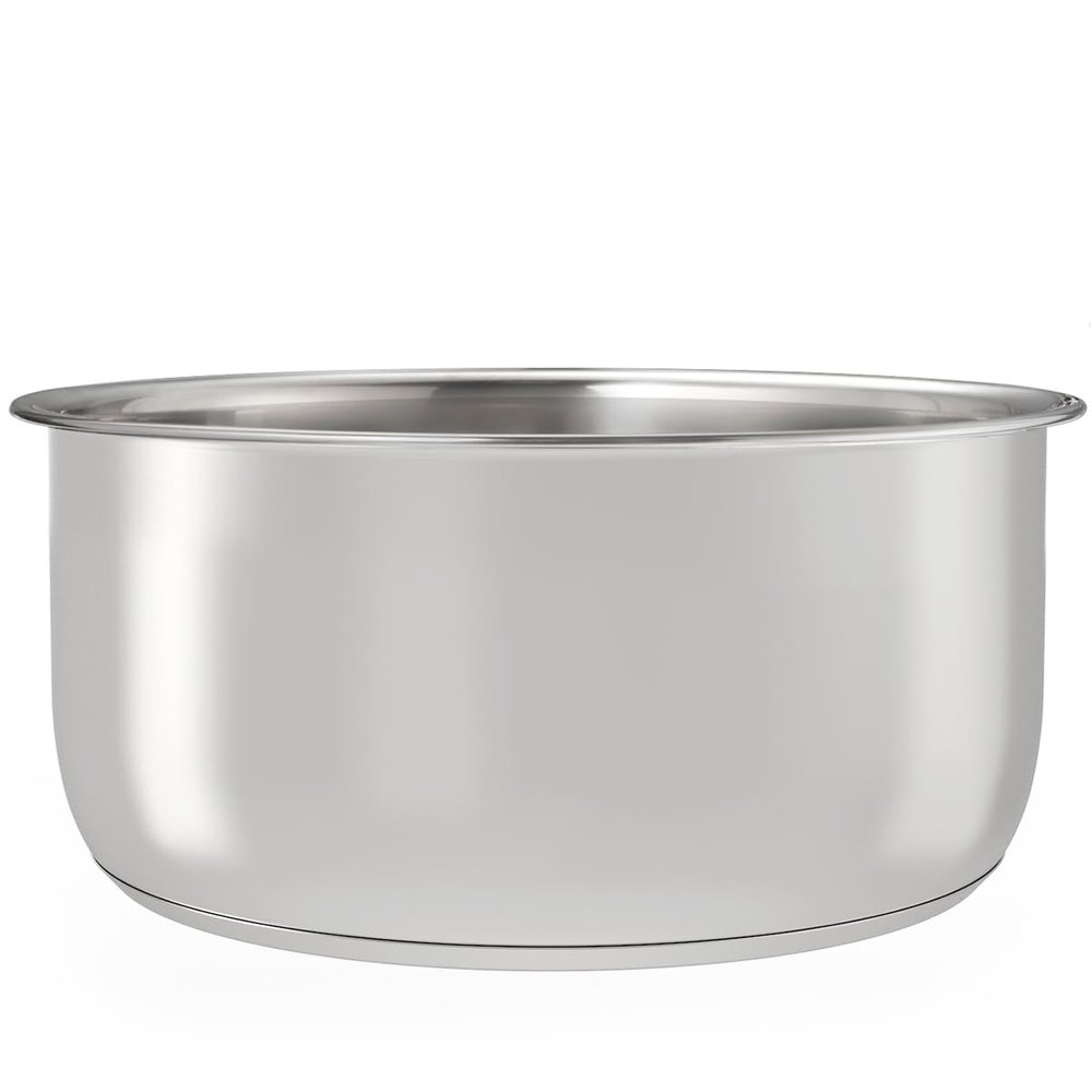 Sicheer Stainless Steel Inner Pot Replacement Insert Liner Accessory Compatible with Ninja Foodi 5 Quart