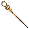 African Wood Decorative Walking Stick (Hand Made in Kenya) (Giraffe/Lion) view 2