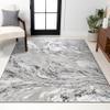 JONATHAN Y Swirl Marbled Gray/Black Indoor Area Rug 5X8 ft, Abstract for Living Room, Bedroom, Kitchen, Office, Easy-Cleaning, High Traffic, Pet-Friendly, Non-Shedding SOR203C-5 view 1