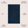 JONATHAN Y Haze Solid Low-Pile Navy Indoor Area Rug 5x8, Coastal,Bohemian,Minimalist,Classic, Easy-Cleaning for Living Room,Bedroom,Kitchen,Pet Friendly,Non-Shedding (SEU100C-5) view 3