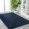JONATHAN Y Haze Solid Low-Pile Navy Indoor Area Rug 5x8, Coastal,Bohemian,Minimalist,Classic, Easy-Cleaning for Living Room,Bedroom,Kitchen,Pet Friendly,Non-Shedding (SEU100C-5) view 4