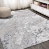 JONATHAN Y Swirl Marbled Gray/Blue Indoor Area Rug 8X10 ft, Abstract for Living Room, Bedroom, Kitchen, Office, Easy-Cleaning, High Traffic, Pet-Friendly, Non-Shedding SOR203B-8 view 3