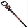 African Wood Decorative Walking Stick (Hand Made in Kenya) (Zebra/Lion) view 2