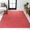 JONATHAN Y Haze Solid Low-Pile Red Indoor Area Rug 8x10, Coastal,Bohemian,Minimalist,Classic, Easy-Cleaning for Living Room,Bedroom,Kitchen,Pet Friendly,Non-Shedding (SEU100E-8) view 1