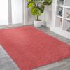 JONATHAN Y Haze Solid Low-Pile Red Indoor Area Rug 8x10, Coastal,Bohemian,Minimalist,Classic, Easy-Cleaning for Living Room,Bedroom,Kitchen,Pet Friendly,Non-Shedding (SEU100E-8) view 3