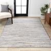 JONATHAN Y Loom Strie' Gray/Black Indoor Area Rug 5X8 ft, Modern for Living Room, Bedroom, Kitchen, Office, Easy-Cleaning, High Traffic, Pet-Friendly, Non-Shedding SOR200A-5 view 1