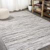 JONATHAN Y Loom Strie' Gray/Black Indoor Area Rug 5X8 ft, Modern for Living Room, Bedroom, Kitchen, Office, Easy-Cleaning, High Traffic, Pet-Friendly, Non-Shedding SOR200A-5 view 3