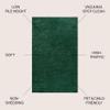 JONATHAN Y Haze Solid Low-Pile Emerald Indoor Area Rug 8x10, Coastal,Bohemian,Minimalist,Classic, Easy-Cleaning for Living Room,Bedroom,Kitchen,Pet Friendly,Non-Shedding (SEU100L-8) view 3