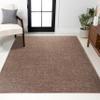 JONATHAN Y Haze Solid Low-Pile Brown Indoor Area Rug 8x10, Coastal,Bohemian,Minimalist,Classic, Easy-Cleaning for Living Room,Bedroom,Kitchen,Pet Friendly,Non-Shedding (SEU100J-8) view 1