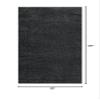JONATHAN Y Haze Solid Low-Pile Black Indoor Area Rug 8x10, Coastal,Bohemian,Minimalist,Classic, Easy-Cleaning for Living Room,Bedroom,Kitchen,Pet Friendly,Non-Shedding (SEU100I-8) view 2