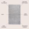JONATHAN Y Haze Solid Low-Pile Light Gray Indoor Area Rug 8x10, Coastal,Bohemian,Minimalist,Classic, Easy-Cleaning for Living Room,Bedroom,Kitchen,Pet Friendly,Non-Shedding (SEU100K-8) view 3